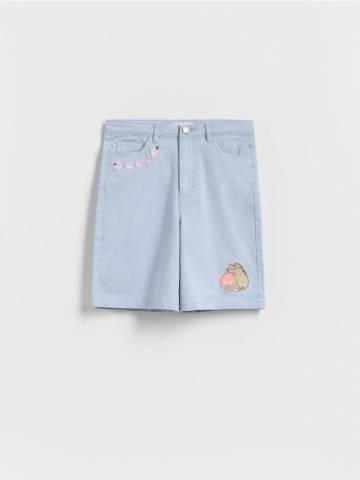 Reserved - GIRLS` TROUSERS - світло-блакитний - SO255-50X Reserved - GIRLS` TROUSERS - світло-блакитний - SO255-50X