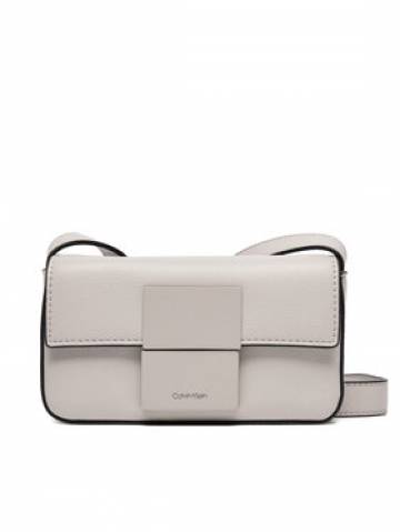 Calvin Klein Плоска сумка Iconic Plaque Camera Bag Xs K50K511650 Сірий Calvin Klein Плоска сумка Iconic Plaque Camera Bag Xs K50K511650 Сірий
