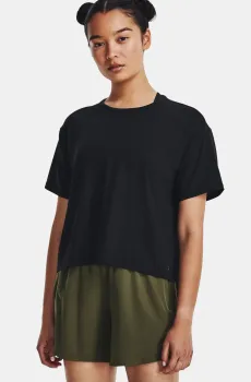 Женская черная футболка Motion SS Черный XL Under Armour 1379178-001