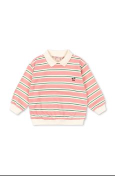 Детская хлопковая кофта Konges Sløjd SPOTTY LS POLO GOTS