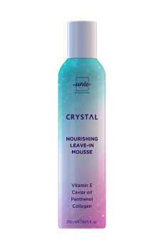 Уценка! Питательный несмываемый мусс для волос Unic Crystal Bar Nourishing Leave-In Mousse, 250 мл