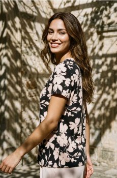 Бавовняна футболка з принтом - other