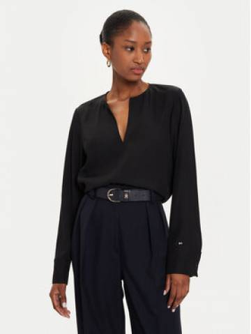 Tommy Hilfiger Блузка WW0WW43364 Чорний Regular Fit