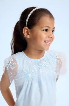 Reserved - Сукня з тюлю з паєтками - блідо-блакитний - 9413X-05X