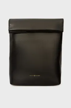 Женский черный рюкзак LOGOTAPE Черный ONESIZE Tommy Hilfiger AW0AW17654