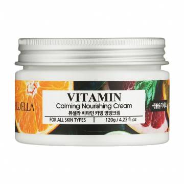 Успокаивающий питательный крем для лица Juno Beausella Vitamin Calming Nourishing Cream для всех типов кожи, с витаминами, 120 г Успокаивающий питательный крем для лица Juno Beausella Vitamin Calming Nourishing Cream для всех типов кожи, с витаминами, 120 г