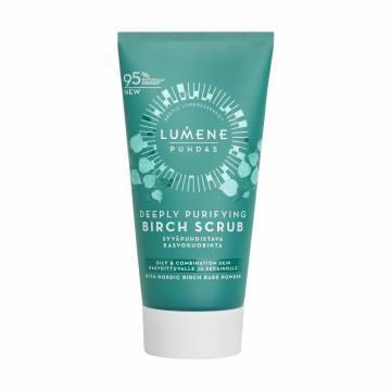 Глубоко очищающий березовый скраб для лица Lumene Puhdas Deeply Purifying Birch Scrub для жирной и комбинированой кожи, 75 мл Глубоко очищающий березовый скраб для лица Lumene Puhdas Deeply Purifying Birch Scrub для жирной и комбинированой кожи, 75 мл