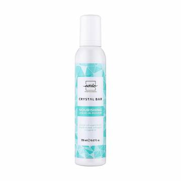 Питательный несмываемый мусс для волос Unic Crystal Bar Nourishing Leave-In Mousse, 250 мл Питательный несмываемый мусс для волос Unic Crystal Bar Nourishing Leave-In Mousse, 250 мл