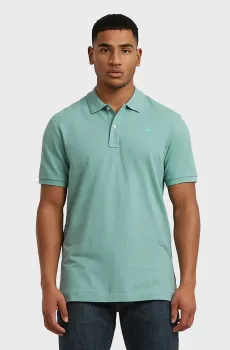 Мужское бирюзовое поло Dunda Бирюзовый L G-Star RAW D11595,5864