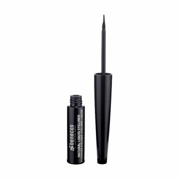 Жидкая подводка для глаз Benecos Natural Liquid Eyeliner, Black, 3 мл Жидкая подводка для глаз Benecos Natural Liquid Eyeliner, Black, 3 мл