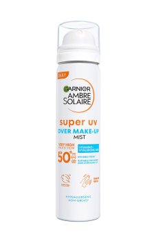 Солнцезащитный сухой спрей для лица GARNIER Ambre Solaire Super UV, SPF 50+, 75 мл
