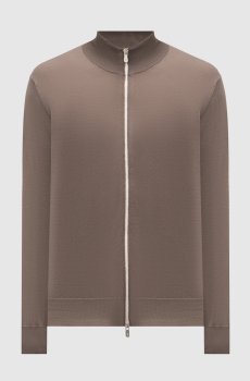 Коричневый кардиган