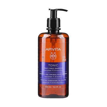 Мужской тонизирующий шампунь для волос Apivita Mens Tonic Shampoo, 500 мл Мужской тонизирующий шампунь для волос Apivita Mens Tonic Shampoo, 500 мл