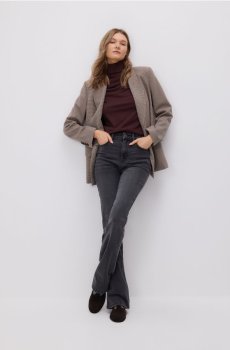 Reserved - Джинси flare - сірий - 752FZ-90J