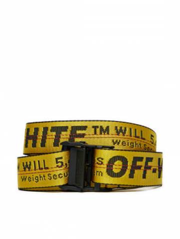 Off-White Чоловічий ремінь OMRB012R21FAB0011810 Жовтий Off-White Чоловічий ремінь OMRB012R21FAB0011810 Жовтий