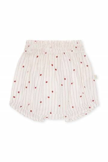 Детские хлопковые шорты Thats mine Klara цвет белый с узором