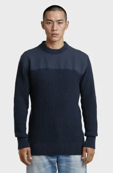 Мужской темно-синий джемпер ARMY Синий L G-Star RAW D27969,D496