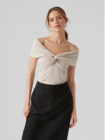 Vero Moda Блузка 10296078 Écru Regular Fit Vero Moda Блузка 10296078 Écru Regular Fit