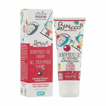 Детская органическая зубная паста Officina Naturae Toothpaste Gel Cherry с вишневым вкусом, 75 мл Детская органическая зубная паста Officina Naturae Toothpaste Gel Cherry с вишневым вкусом, 75 мл