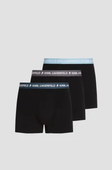 Мужские черные боксеры (3 шт) Черный S Karl Lagerfeld A1M47021;2CE