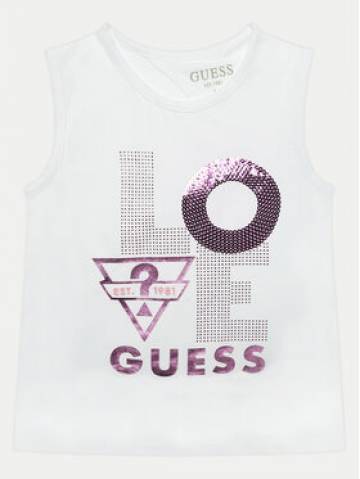 Guess Топ J4GI15 K6YW3 Білий Regular Fit Guess Топ J4GI15 K6YW3 Білий Regular Fit