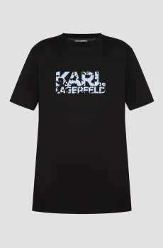 Мужская черная футболка Черный L Karl Lagerfeld 552224.755042;990