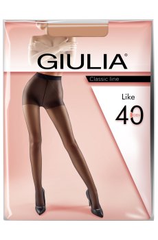 Колготки женские Giulia Like классические, с шортиками, 40 DEN, Caramel, размер 2