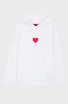 Мужское белое худи Белый XL HUGO 50554025;100