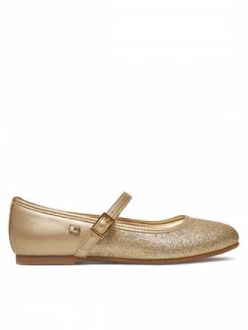Tommy Hilfiger Туфлі Ballerina T4A3-33930-0572 S Золотий Tommy Hilfiger Туфлі Ballerina T4A3-33930-0572 S Золотий
