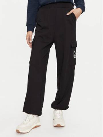 EA7 Emporio Armani Штани з тканини 6DTP94 TJZCZ Чорний Regular Fit EA7 Emporio Armani Штани з тканини 6DTP94 TJZCZ Чорний Regular Fit