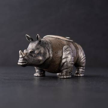 Серебряная фигура ручной работы "Носорог" 23140 Серебряная фигура ручной работы "Носорог" 23140