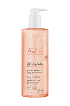 Очищающий гель для лица и тела Avene XeraCalm Nutrition Cleansing Gel, 500 мл