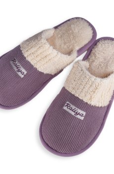 Женские домашние тапочки 2Step закрытые, фиолетовые, размер 36-37 (WWSL2023-30-Prp)