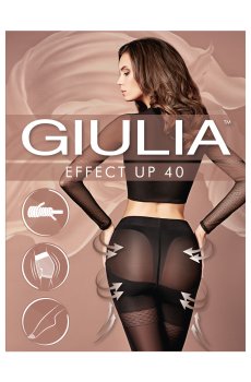 Колготки женские Giulia Effect Up 40 DEN Caramel, размер 4