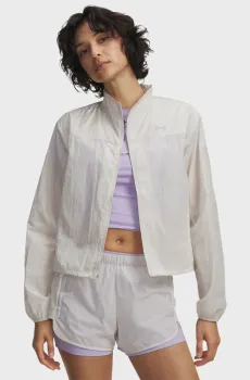 Женская белая ветровка W Explor Trail Run Wind Jckt Белый XL Under Armour 6009560-110