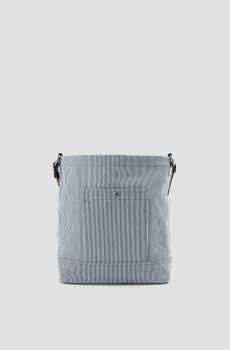 Женская голубая джинсовая сумка в полоску Голубой ONESIZE Levi’s® 000IP;0002