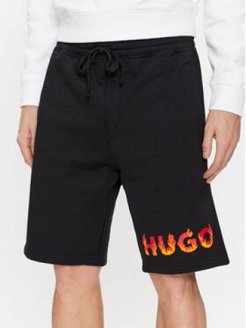 Hugo Спортивні шорти Dinque 50504826 Чорний Relaxed Fit Hugo Спортивні шорти Dinque 50504826 Чорний Relaxed Fit