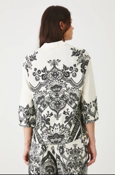 Рубашка с примесью льна Medicine