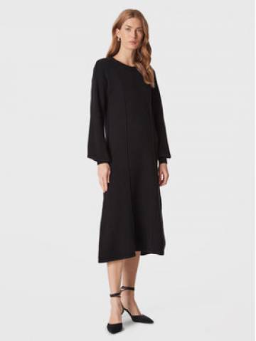 United Colors Of Benetton Трикотажна сукня 1244DV00I Чорний Relaxed Fit United Colors Of Benetton Трикотажна сукня 1244DV00I Чорний Relaxed Fit