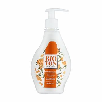 Восстанавливающий крем для рук Bioton Cosmetics Hand Cream с облепиховым маслом, 350 мл Восстанавливающий крем для рук Bioton Cosmetics Hand Cream с облепиховым маслом, 350 мл