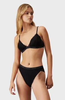 Женские черные трусики TANGA Черный XS Calvin Klein 000QF7979E