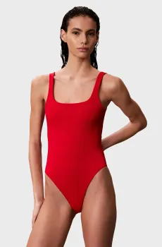Женский красный моделирующий купальник ONE PIECE Красный M Calvin Klein LV00Q61142