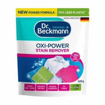 Кислородный пятновыводитель Dr. Beckmann Oxi-Power Stain Remover для стойких загрязнений и пятен, 400 г Кислородный пятновыводитель Dr. Beckmann Oxi-Power Stain Remover для стойких загрязнений и пятен, 400 г