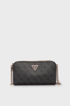 Женская темно-серая сумка с узором ECO ERICA Серый ONESIZE Guess HWESG951012