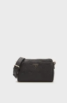 Женская черная кожаная сумка CRESIDIA II MINI Черный ONESIZE Guess HWPD9888720