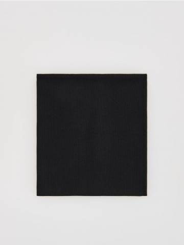 Reserved - Снуд з високим вмістом бавовни - чорний - 509GP-99X