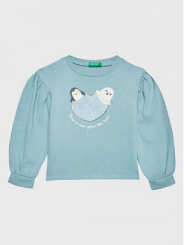 United Colors Of Benetton Світшот 35TMG105N Голубий Regular Fit United Colors Of Benetton Світшот 35TMG105N Голубий Regular Fit