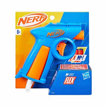 Игрушечный бластер Nerf N Series Flex, 4*15*17 см, от 8 лет, 2 стрелы (F8623) Игрушечный бластер Nerf N Series Flex, 4*15*17 см, от 8 лет, 2 стрелы (F8623)