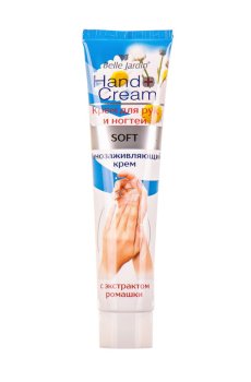 Крем для рук и ногтей Belle Jardin Hand Cream Soft Бархатная кожа, с экстрактом ромашки, 125 мл