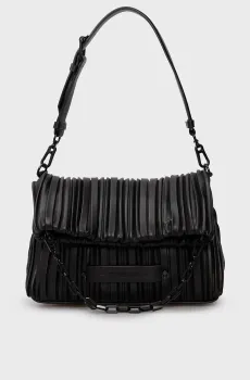 Женская черная сумка K KUSHION SM FOLDED TOTE Черный ONESIZE Karl Lagerfeld 240W3011